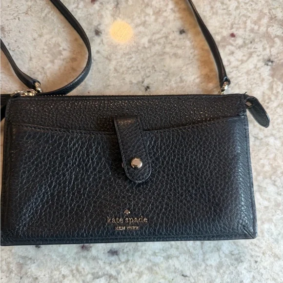 Kate Spade Textured Black Crossbody Bag - Picture 3 of 11